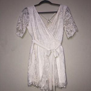 Lace Romper - Floral